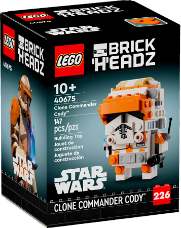 Конструктор LEGO 40675 BrickHeadz Командир-клон Коди